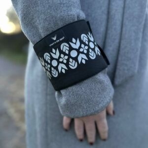 Reflective band in black for arm and leg Forrest glade Smart in the dark