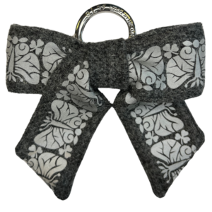 Designed accessories for handbag with reflectors Mid Grey Night Butterfly Smart in the dark