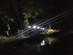 Safe and visible trail running at night with top reflective gear from Smart in the dark
