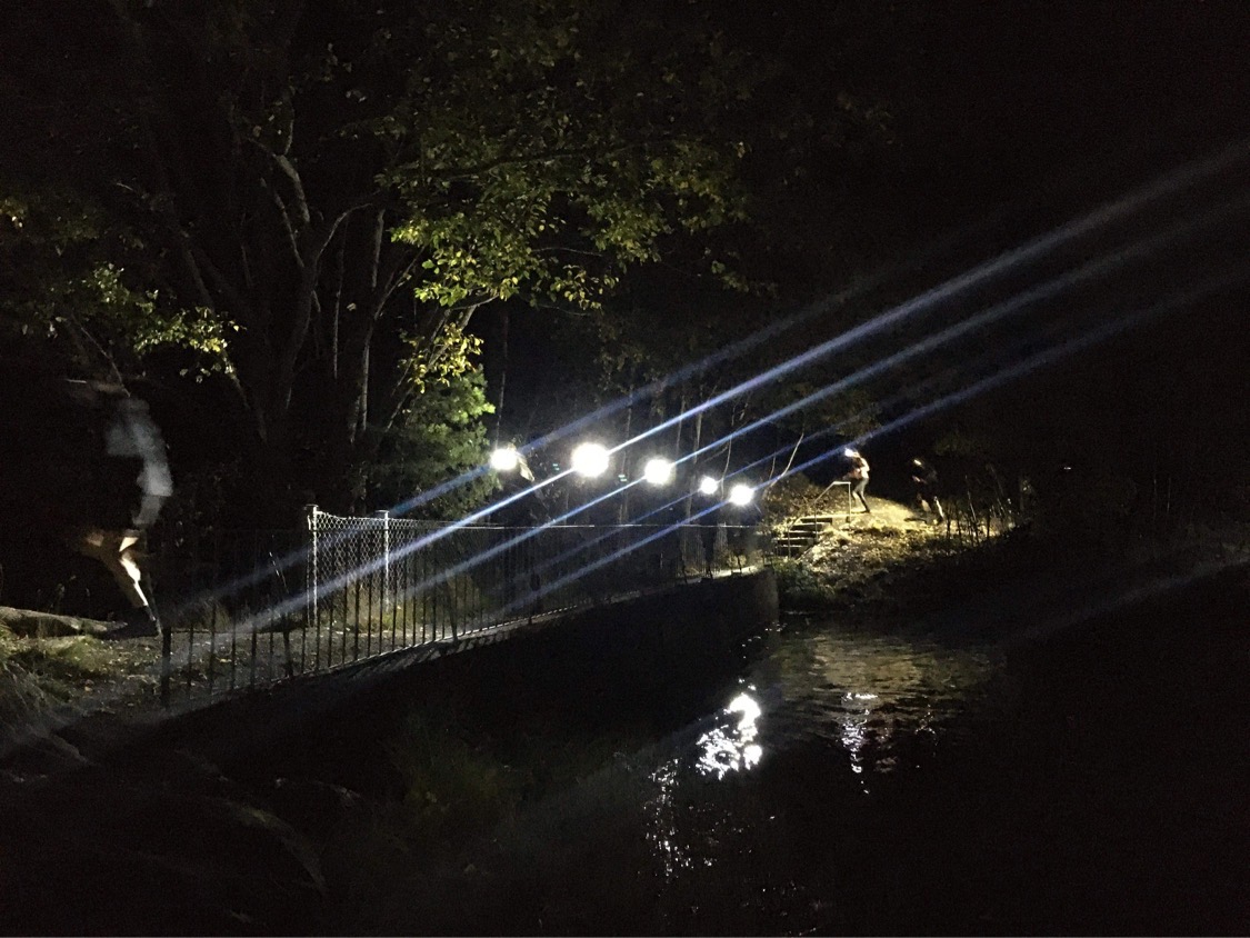 Safe and visible trail running at night with top reflective gear from Smart in the dark