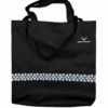 Nice reflective cotton tote bag with double handles in black. Pattern: Forest Glade, Smart in the dark