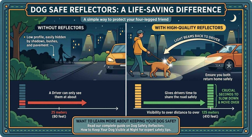 The Life-Saving Difference of Dog Safety Reflectors