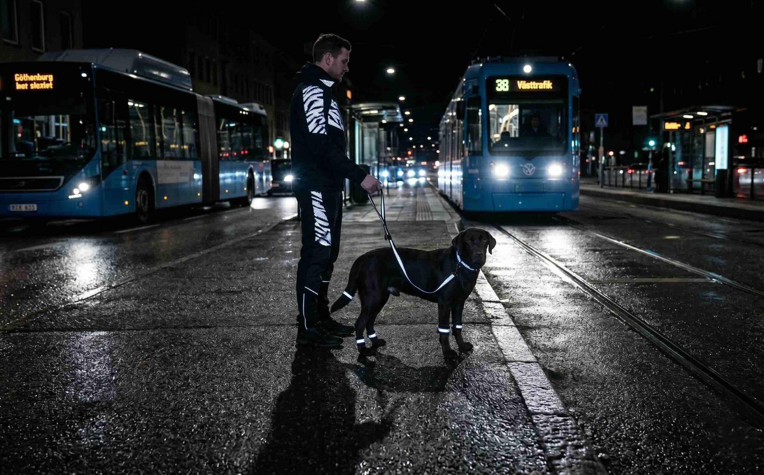 reflective gear for dogs busstop