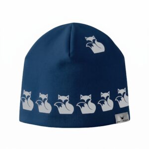 Thin Reflective Beanie for Kids - Squirrel & Fox - Image 9